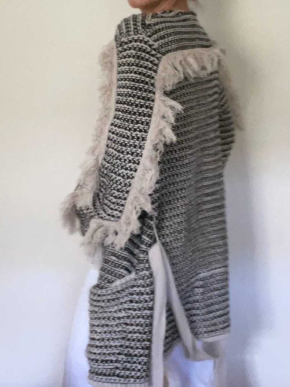The Jetset Diaries Fringe Kimono Sweater - Picture 7 of 9